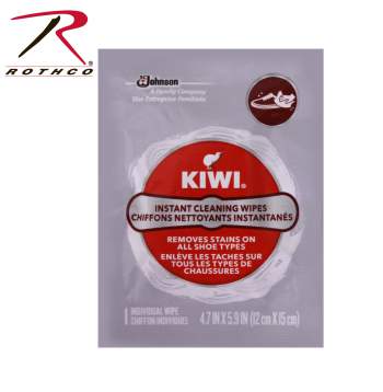 Instant Shoe Cleaning Kiwi Wipes