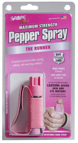 Pink Jogger Pepper Spray - Delta Survivalist