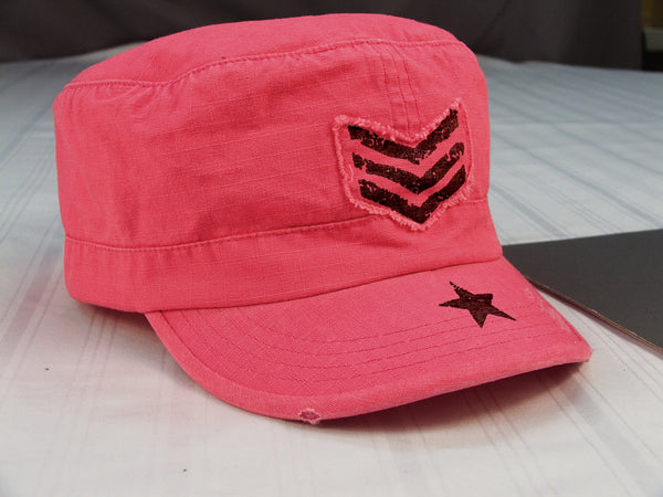 Women's Vintage Adjustable Fatigues Caps - Stripes & Stars - Delta Survivalist
