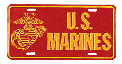 US Marines License Plate - Delta Survivalist