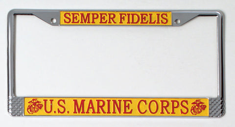 US Marines License Plate Frame - Delta Survivalist