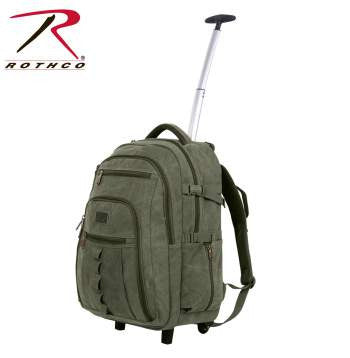 Rolling Canvas Backpack - Delta Survivalist