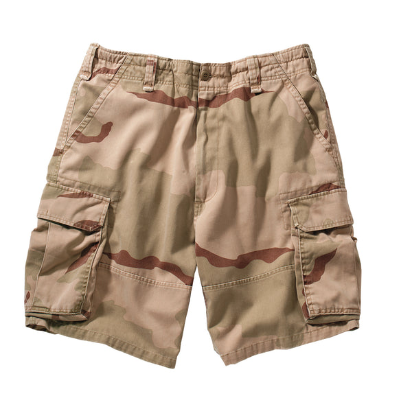 Vintage Camo Paratrooper Cargo Shorts - Delta Survivalist