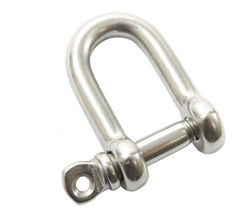 Straight D Shackle With Screw Pin - Delta Survivalist