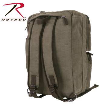 Canvas Briefcase Backpack - Delta Survivalist