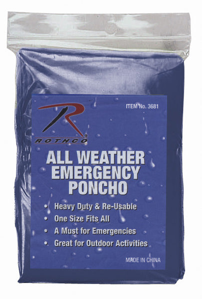 All Weather Emergency Poncho - Delta Survivalist