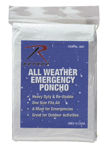 All Weather Emergency Poncho - Delta Survivalist