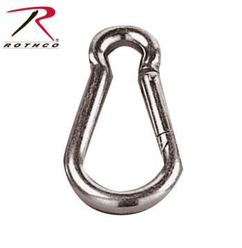 G.I. Style 80mm Carabiner (6kn Test Strength)