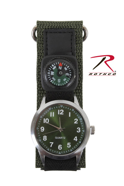 Watch With Compass-Olive Drab