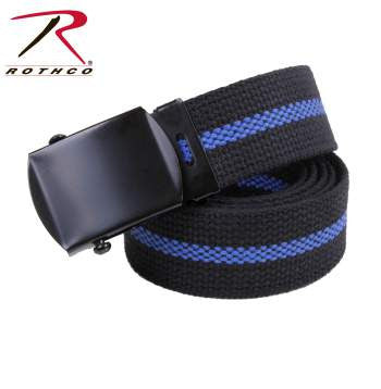 44" Thin Blue Line Web Belt