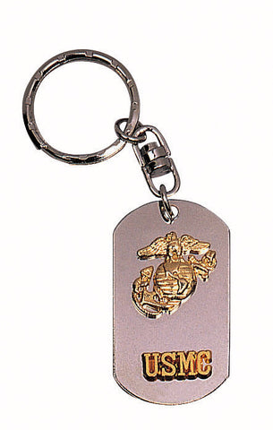 USMC Dog Tag Key Chain - Delta Survivalist