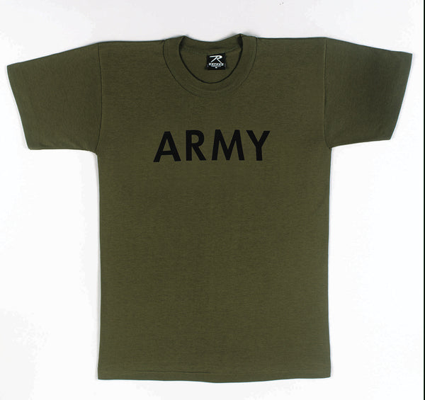 Olive Drab Military Physical Training T-Shirt - Delta Survivalist