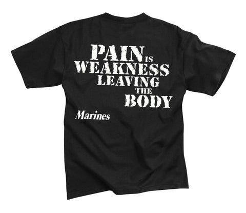 Marines ''Pain Is Weakness'' T-Shirt - Delta Survivalist