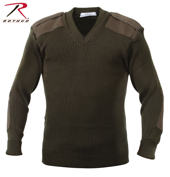 G.I. Style Acrylic V-Neck Sweater - Delta Survivalist