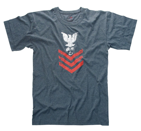 Vintage ''Naval Rank Insignia'' T-shirt - Delta Survivalist