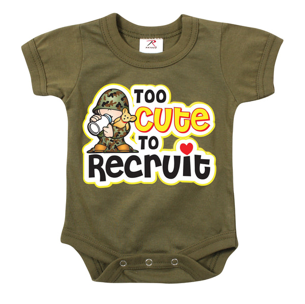 Infant One-Piece / Too Cute To Recruit