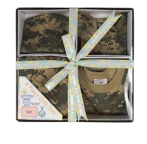 Infant 4 Piece Camo Boxed Gift Set
