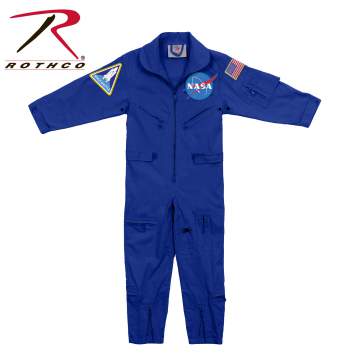 Kids NASA Flight Coveralls With Official NASA Patch - Delta Survivalist