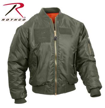 MA-1 Flight Jacket with Patches - Delta Survivalist