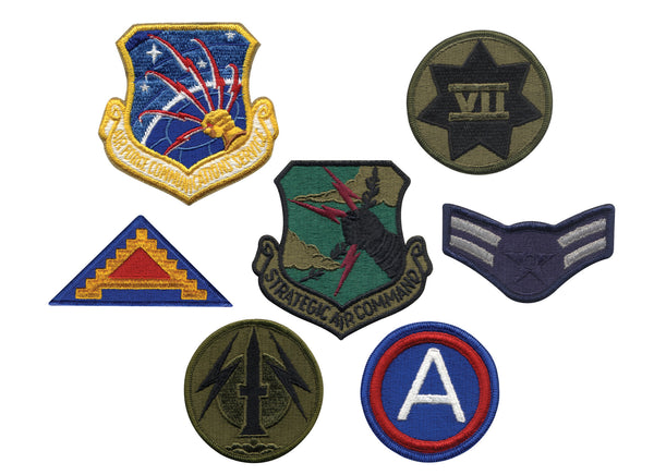 G.I. Military Assorted Military Patches_A