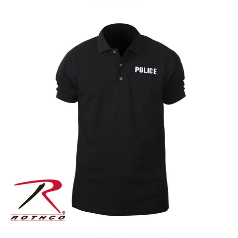 Black Law Enforcement Printed Polo Shirts - Delta Survivalist