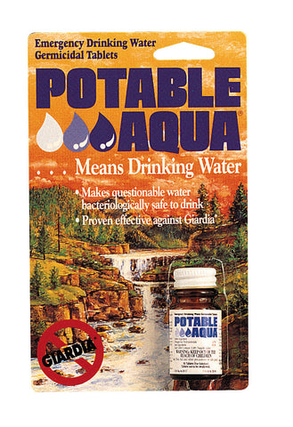 Potable Aqua Water Purification Tablets - Delta Survivalist