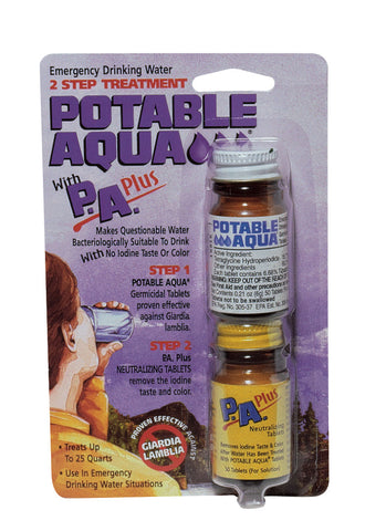 Potable Aqua P.A. Plus 2 Step Water Treatment - Delta Survivalist