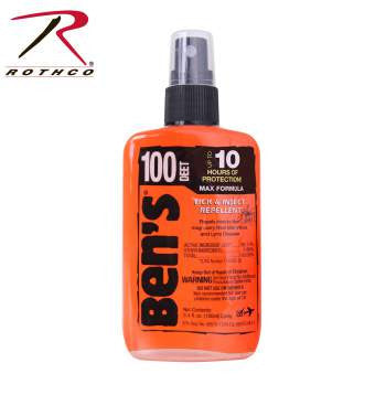100 Spray Pump Insect Repellent / 3.4 Oz - Delta Survivalist