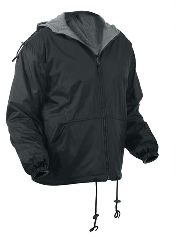 Reversible Lined Jacket With Hood - Delta Survivalist
