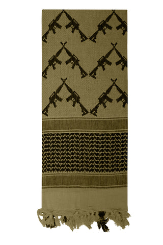 Crossed Rifles Shemagh Tactical Scarf - Delta Survivalist