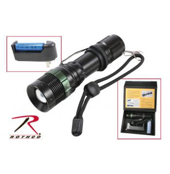 3 Watt LED Flashlight With Charger