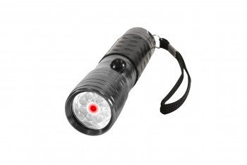 LED Flashlight w/ Red Laser Pointer