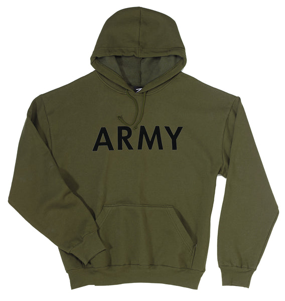 Army Pullover Hooded Sweatshirt