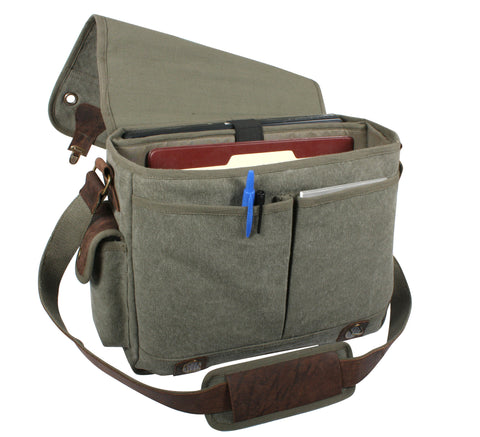 Canvas Trailblazer Laptop Bag - Delta Survivalist