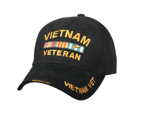 Deluxe Low Profile Vietnam Veteran Insignia Cap - Delta Survivalist