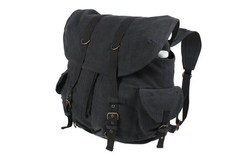 Vintage Weekender Canvas Backpack - Delta Survivalist