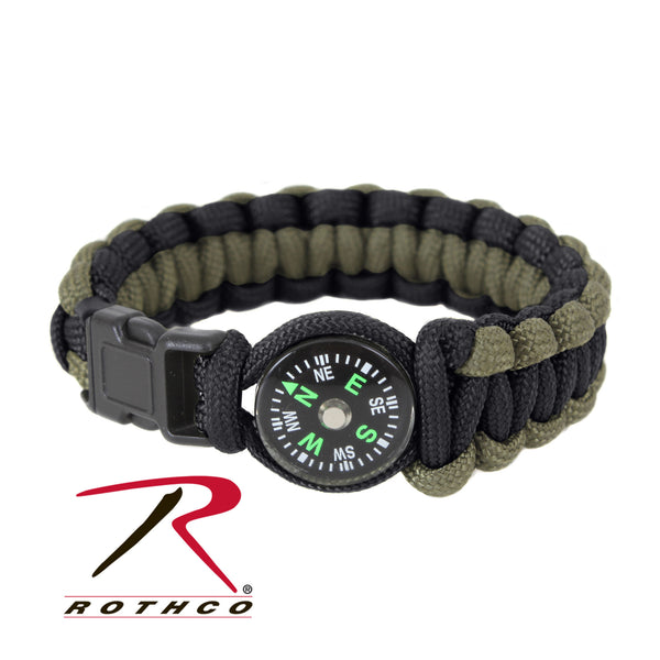Paracord Compass Bracelet - Delta Survivalist