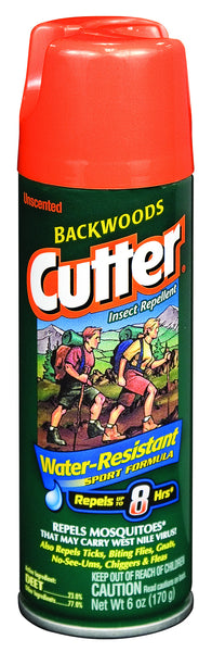 Cutter Unscented Backwoods Insect Repellent Aerosol